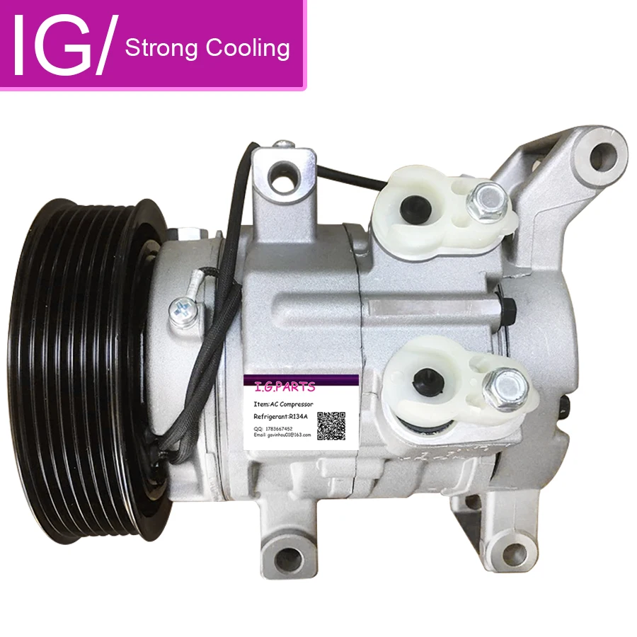AUTO AC COMPRESSOR FOR TOYOTA VITZ HILUX VIGO INNOVA (PETROL) 883200K380 4472608040 4472204352 883100K090 | Автомобили и