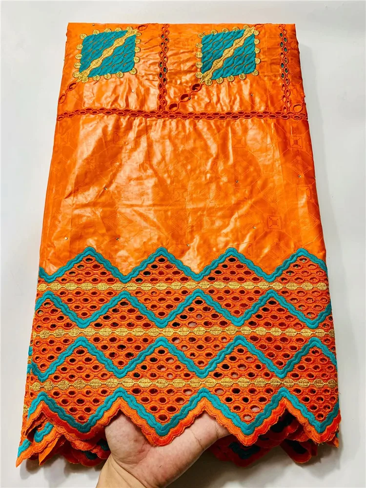 Африканская сухая кружевная ткань белая базин богатая кружева с камнями 2019