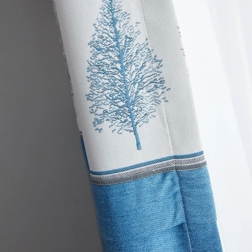 NAPEARL 1 шт. современные шторы для спальни окна полоса строчка дизайн драпировки