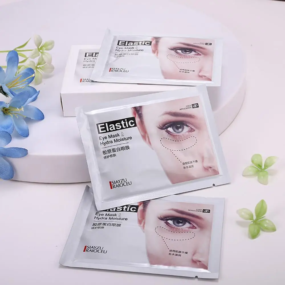 Коллагеновая маска для глаз гелевая лица патчи от морщин темных кругов подушечки