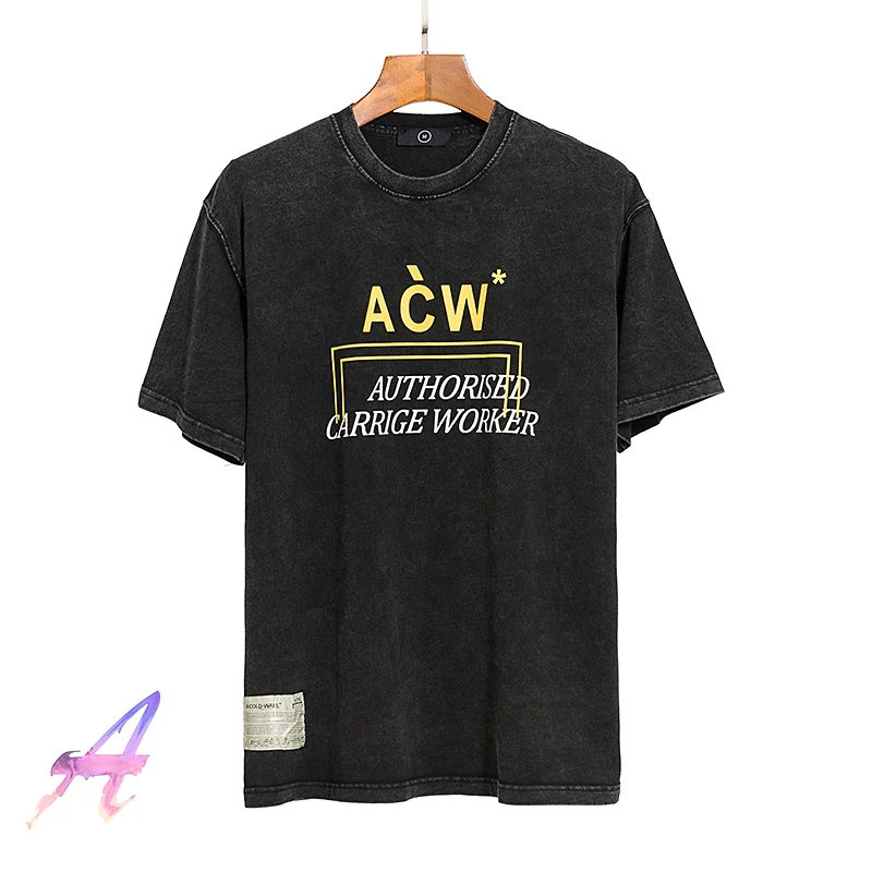 

2021ss Spring and Summer Men Women Casual ACW T Shirt Good Quality Streetwear A COLD WALL Tee Tops Harajuku Men Clothing