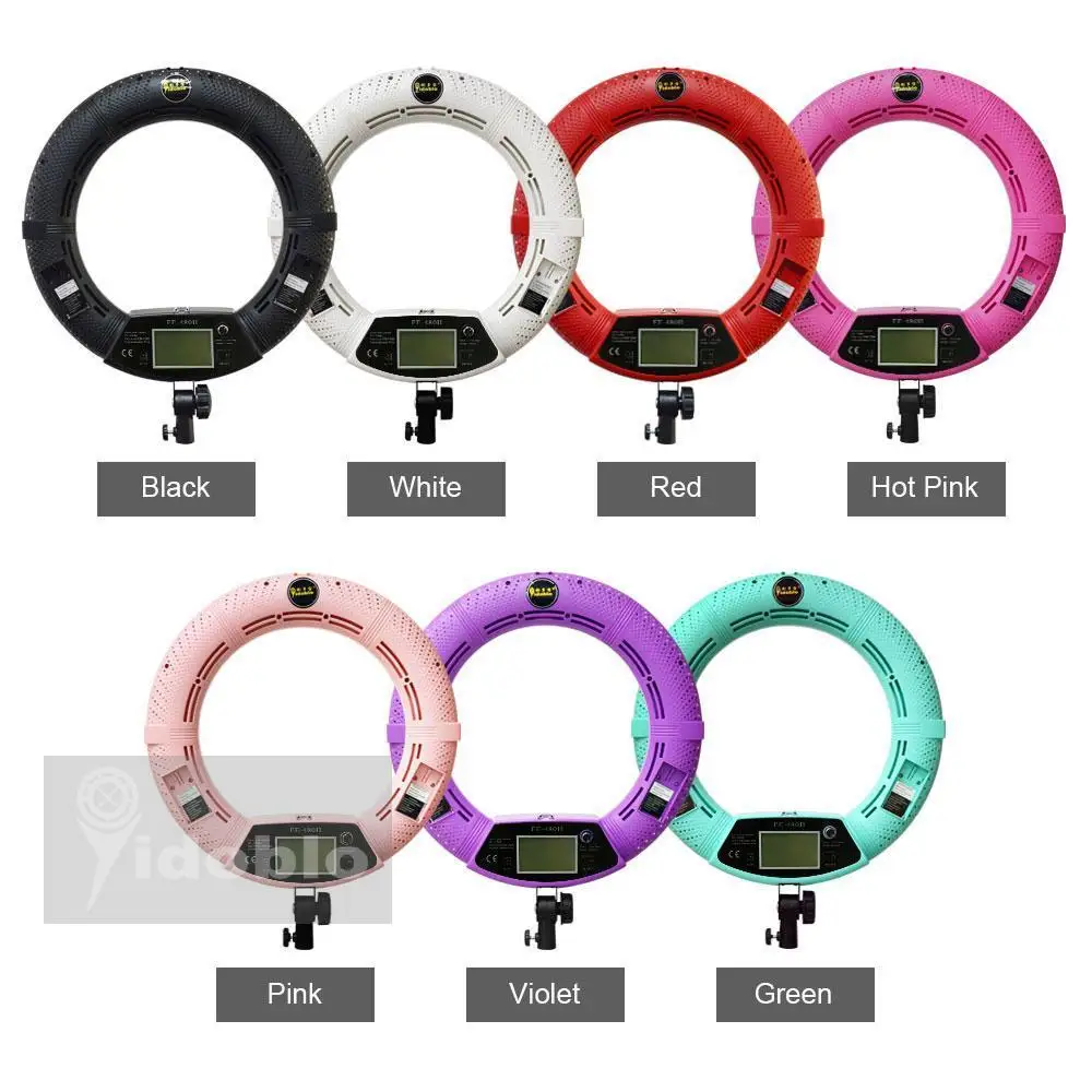 

Yidoblo FE-480II Led Ring Lamp 5600K Remote Control Photo Video Studio Makeup Ring Light With Phone Holder Photographic Lighting