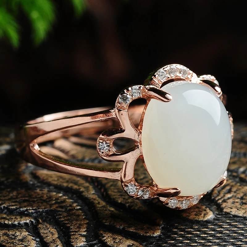 Высококачественные ювелирные изделия 925 серебряная мозаика и Хотан нефритовый