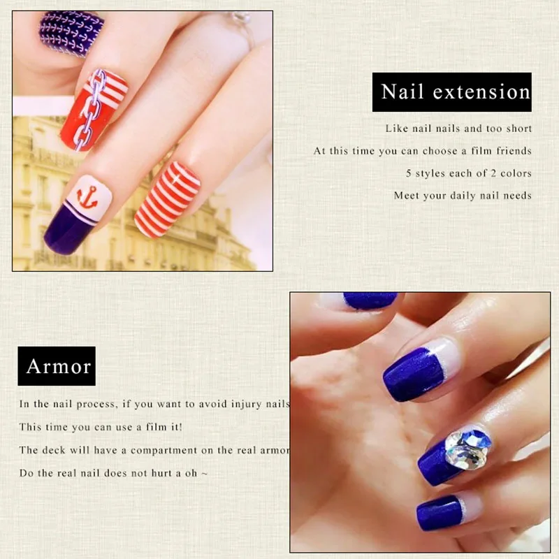 100/500 шт Поддельные накладные ногти искусственные для наращивания ногтей