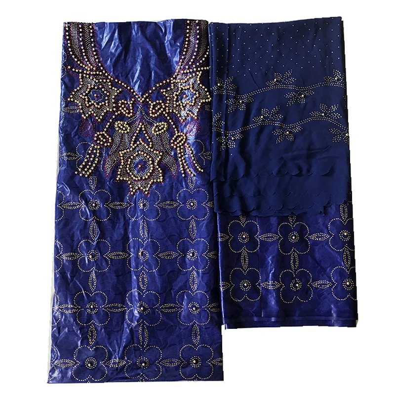 Роскошная модная ткань базин брод для шитья африканские материалы бисерная