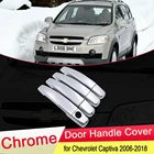 Для Chevrolet Holden Cap tiva Daewoo Winstorm 2006  2018 хромированная крышка дверной ручки внешняя отделка Автомобильная крышка аксессуары 2007 2008 2009