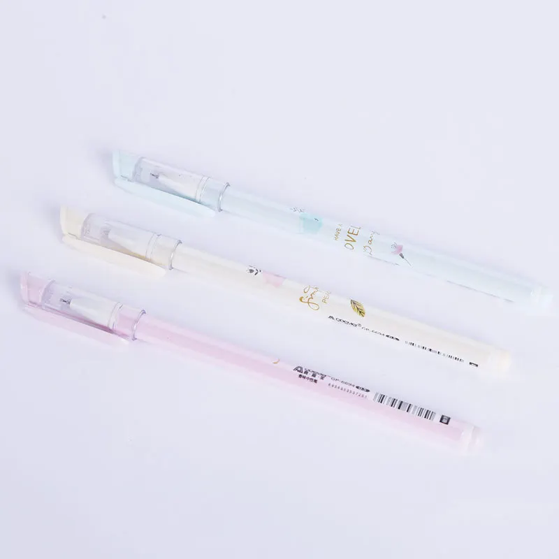 Гелевые чернила роликовые шарики с милым КАКТУСОМ стирающиеся ручки для школы и