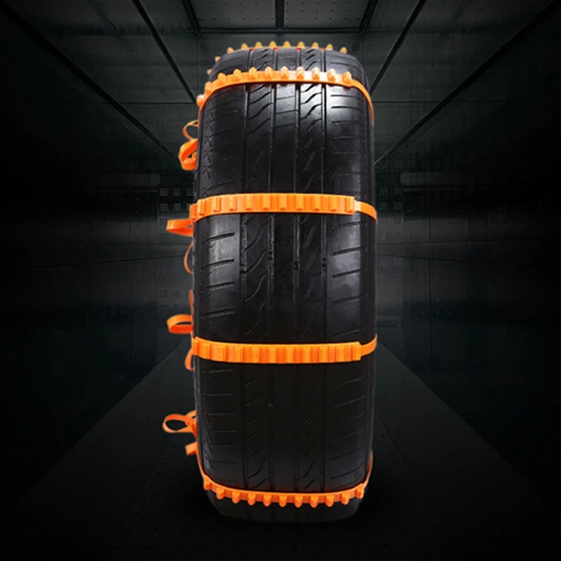 

Универсальные противоскользящие автомобильные цепи 63HA 10 шт./компл., противоскользящие цепи для снега в автомобильных шинах, противоскользя...