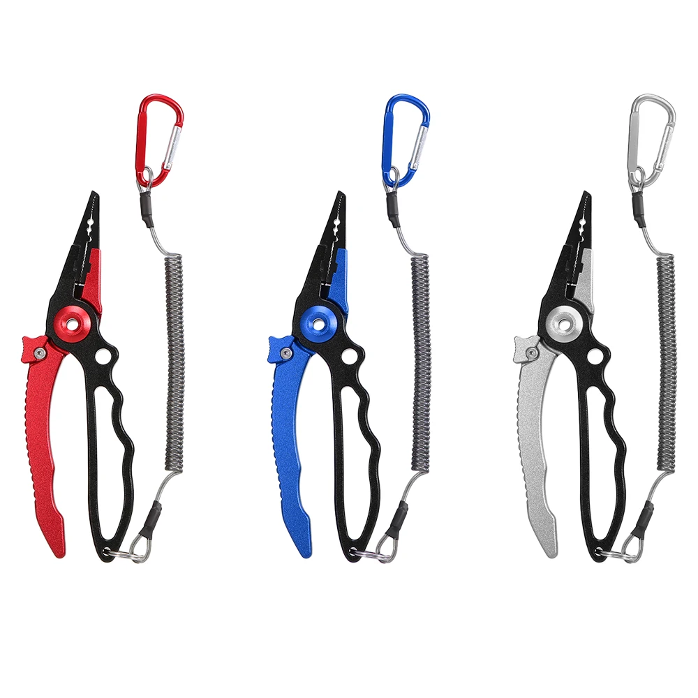 Портативные рыболовные плоскогубцы из алюминиевого сплава зажим для рыбалки