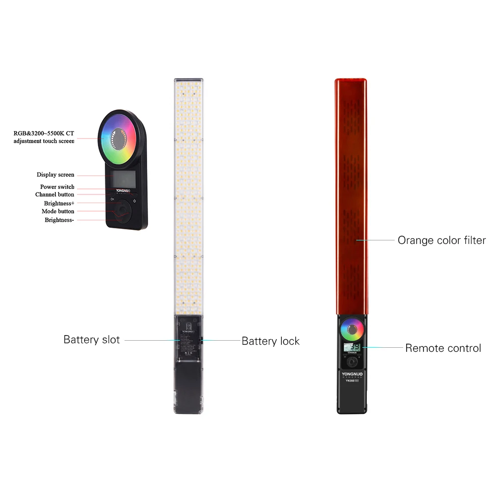 Yongnuo YN360III RGB светодиодный светильник со льдом беспроводной пульт дистанционного синхронного управления специальный сценический дополнительный светильник ing Mode