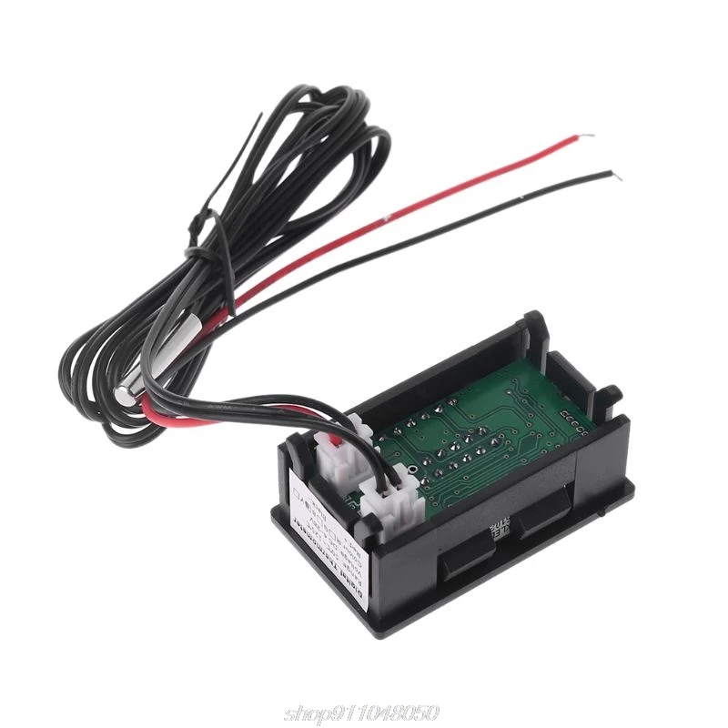 

12V/24V LED Display Car Voltage & Water Temperature Gauge Voltmeter Thermometer N12 20 Dropshipping