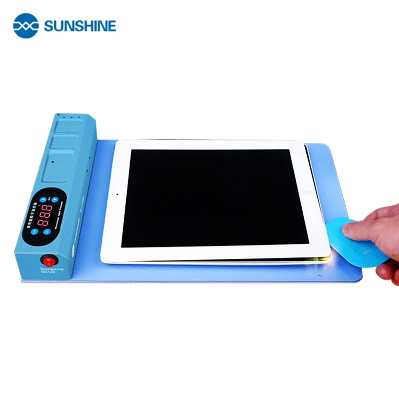 SUNSHINE S-918E LCD Digital Display Screen Splitter Separator Pad For iPhone iPad screen replace Tools Heating Stage Separator