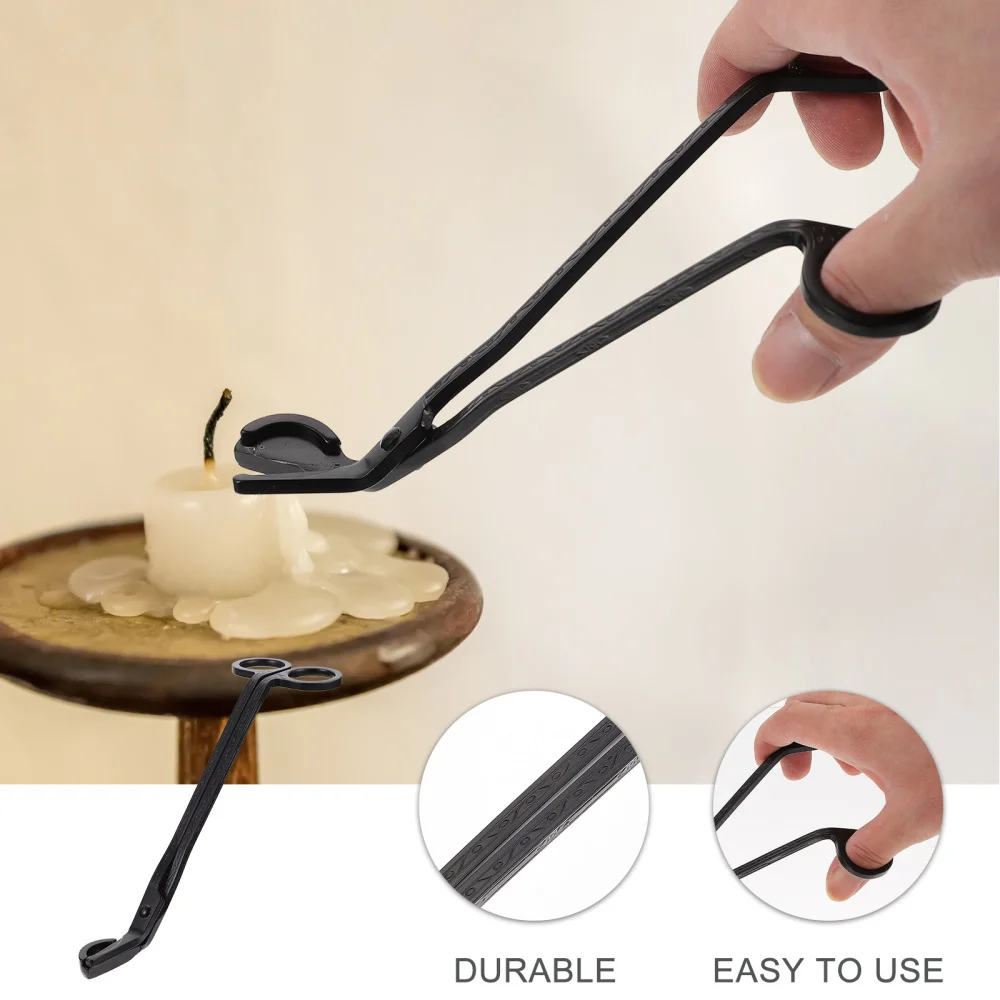 

3 Pcs Durable Wick Cutters Candle Snuffers Wear-resistant Wick Cutters (Black)