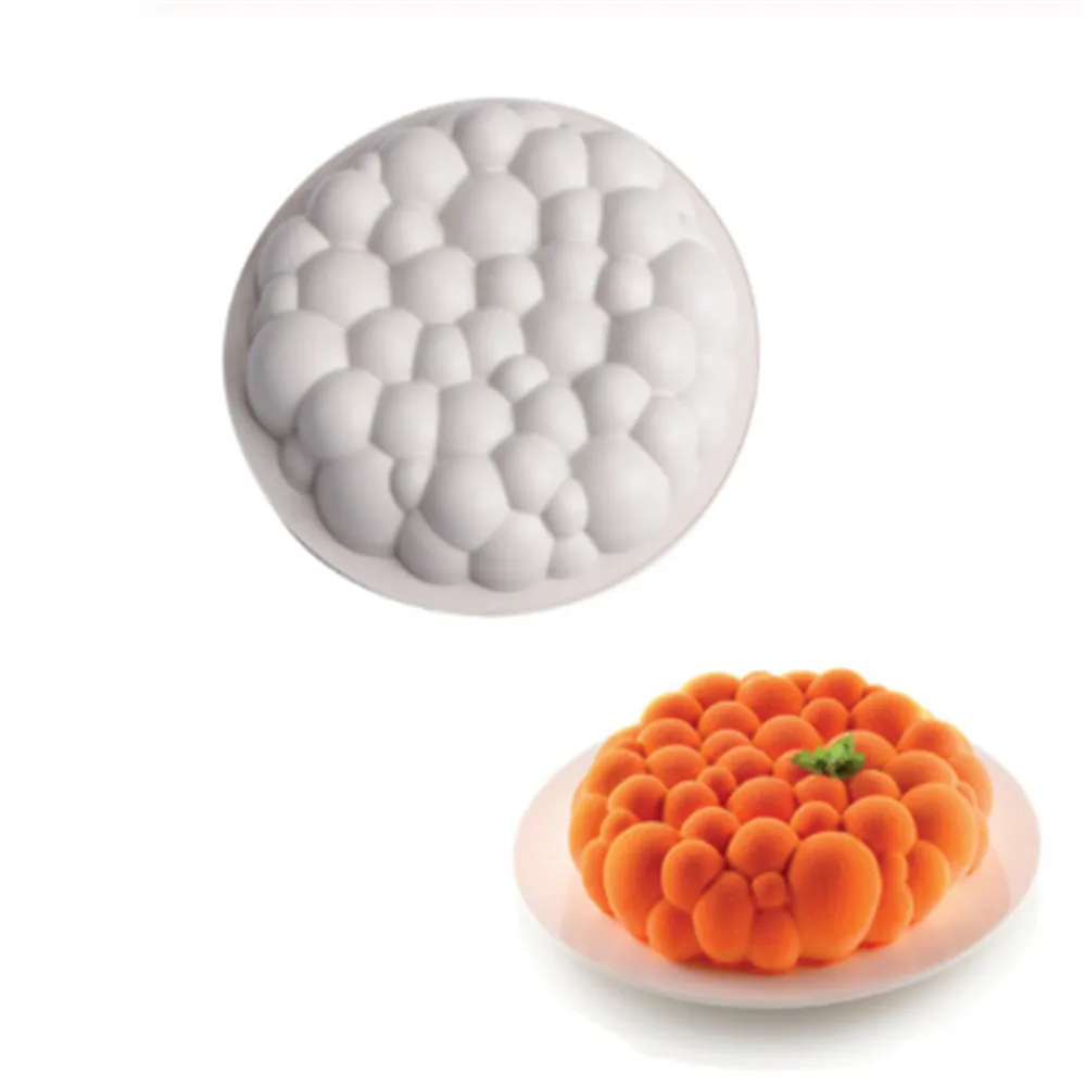 

Cake Silicone Mold Round Silicone Pastry Mold for Baking Dessert Cloud Cake Baking Mold for Cake Mold Beard Pan Candy Cake Tool