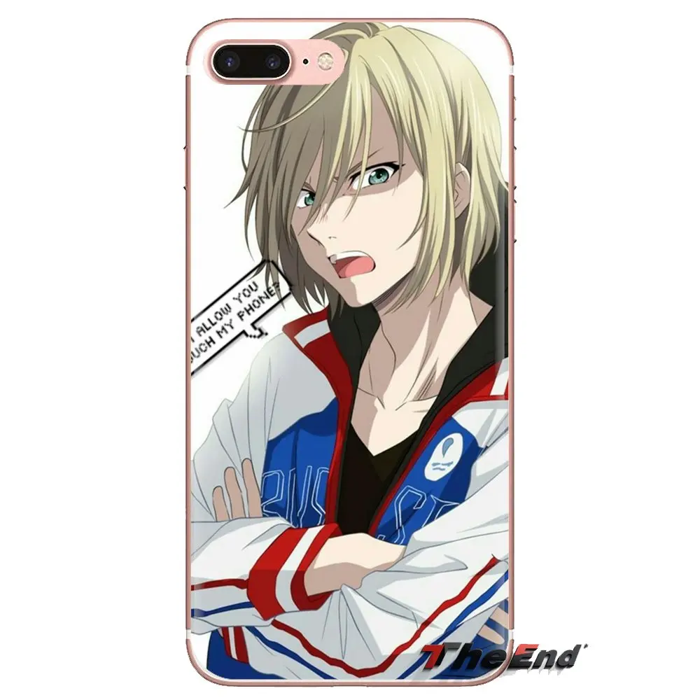 Чехол для мобильного телефона Юри на льду Аниме Обои Для Xiao mi 4 5 5s 6 A1 A2 5X6X8 9 Lite SE Pro