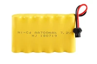 masterfire original 7 2v 700mah nicd battery cell for rc toys car tanks trains robot boat gun ni cd 6x aa rechargeable batteries