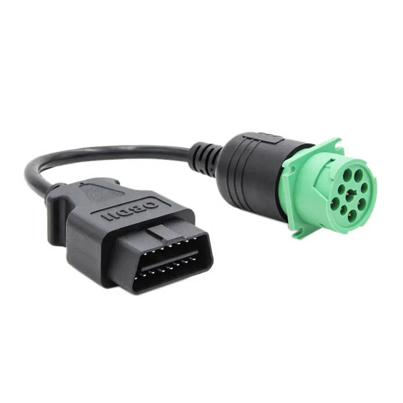 J1939 Мужской к OBD2 автомобиль 9 Pin до 16 грузовик диагностический сканер кабель