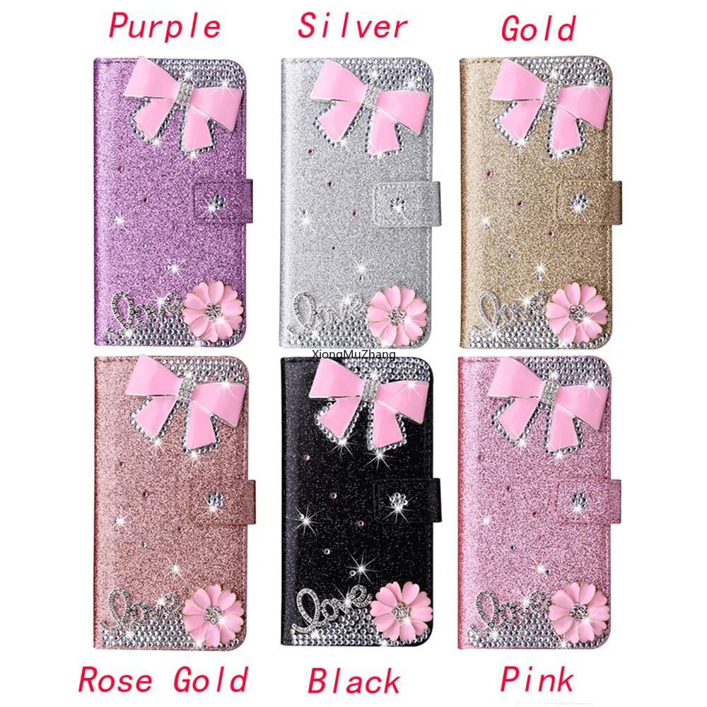 

Fashion Women Glitter Wallet Bling Leather Flip Phone Holster for Redmi Note 10 Pro 9 9 Pro 8Pro 7 9A Foco M3 F3 X3 NFC 11 Ultra