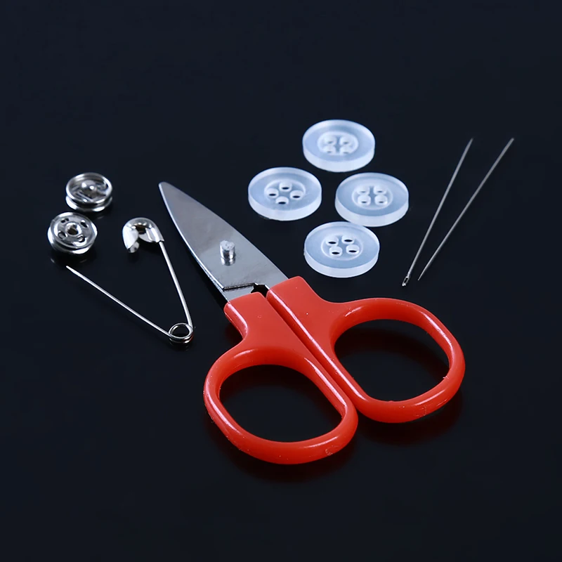 Портативный дорожный набор швейных игл ниток простые 30 цветов домашние швейные