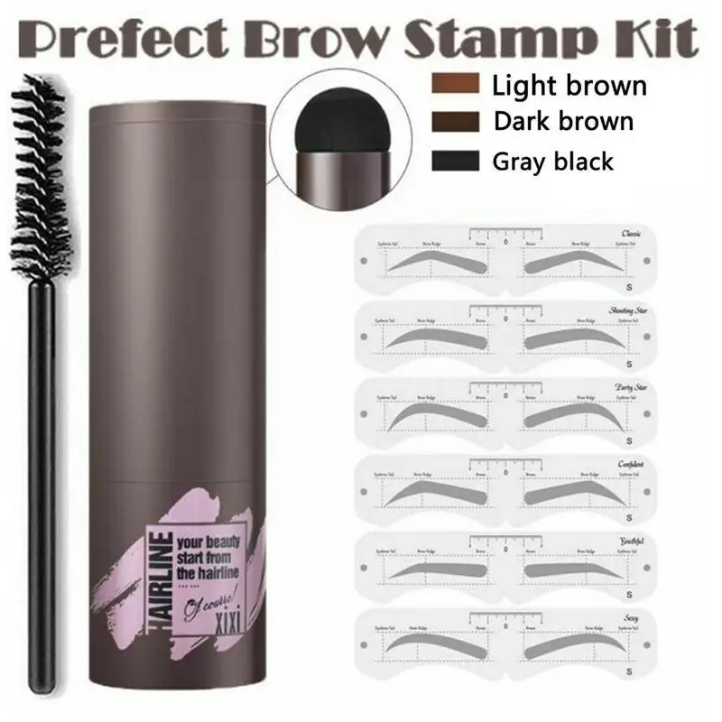 

Набор для бровей Makeu K2I3, многоразовый штамп для бровей, трафареты печать