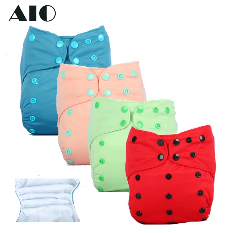 AIO моющиеся экологически чистые подгузники с 2 шт. водонепроницаемые 2021 модные