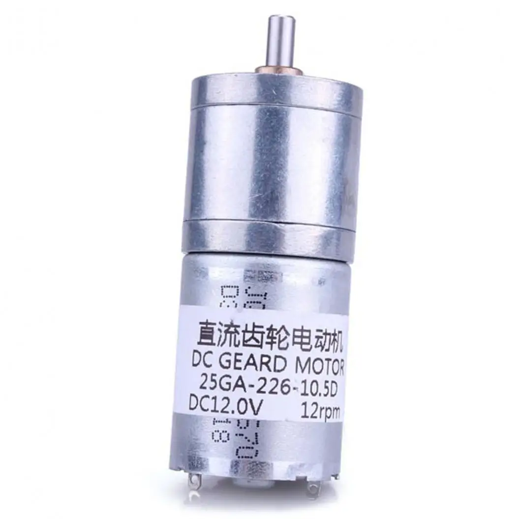 JGA25 370 12V DC редуктор с высоким крутящим моментом электродвигатель для