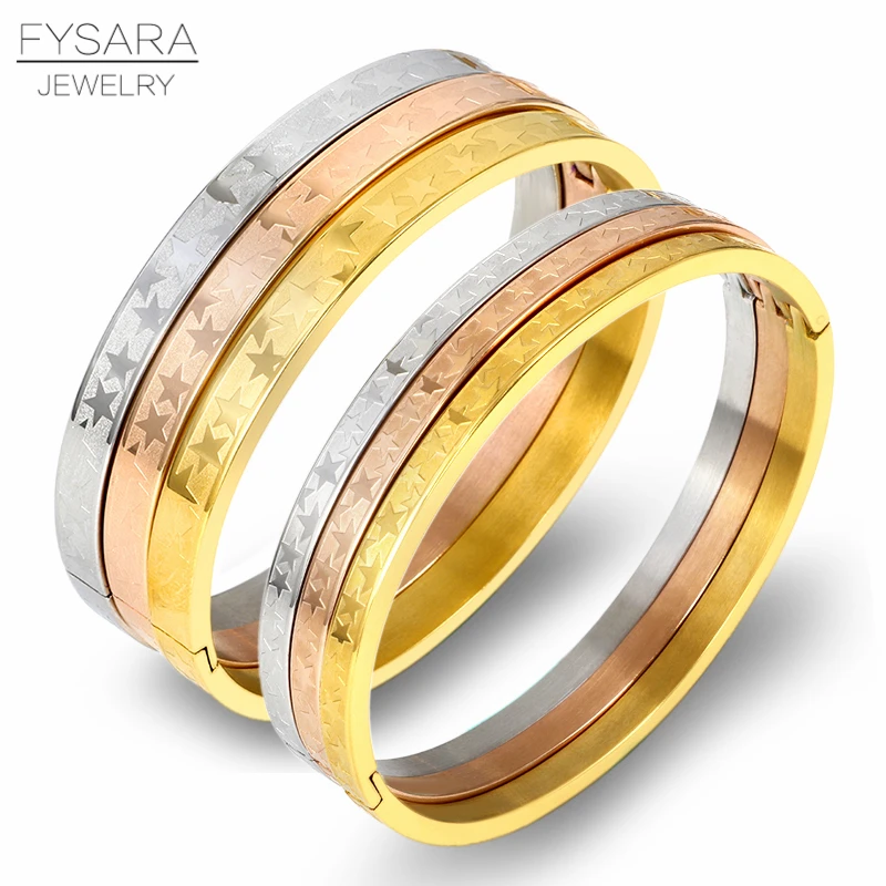 FYSARA трендовые ювелирные соединители детали звезды браслеты из нержавеющей стали