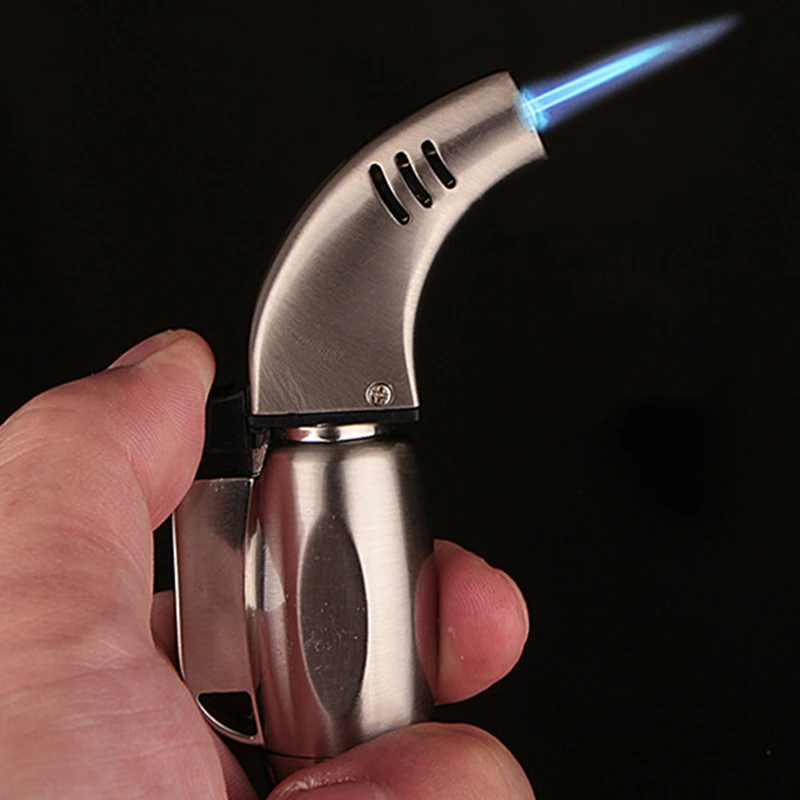 Новый Портативный спрей серый цвет с красноватым отливом Зажигалка фонарь