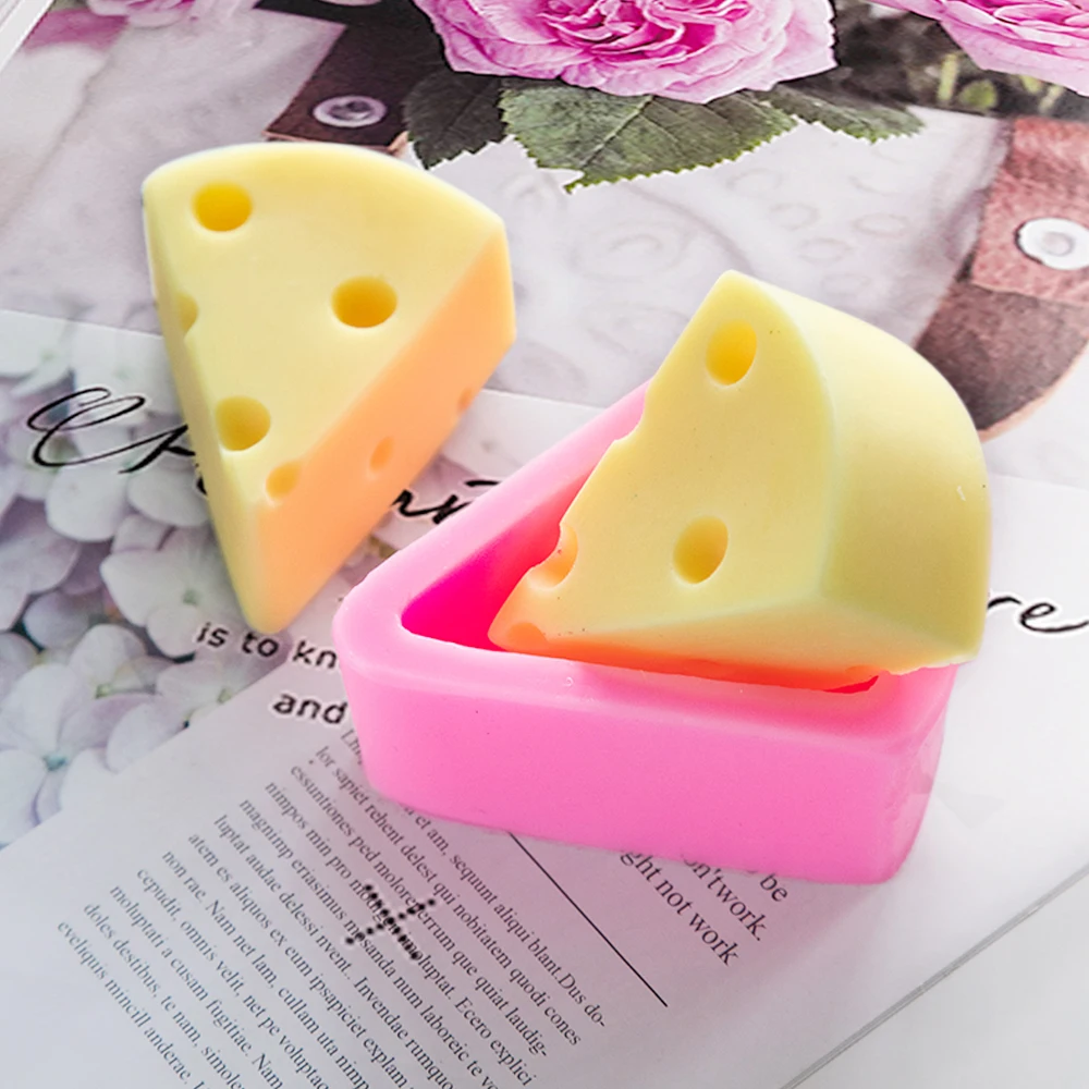 

Cheese Block Fondant Cake Silicone Mold Baking DIY Cheese Mousse Cake Mold Handmade Soap Chocolate Ice Mold Baking Decoration