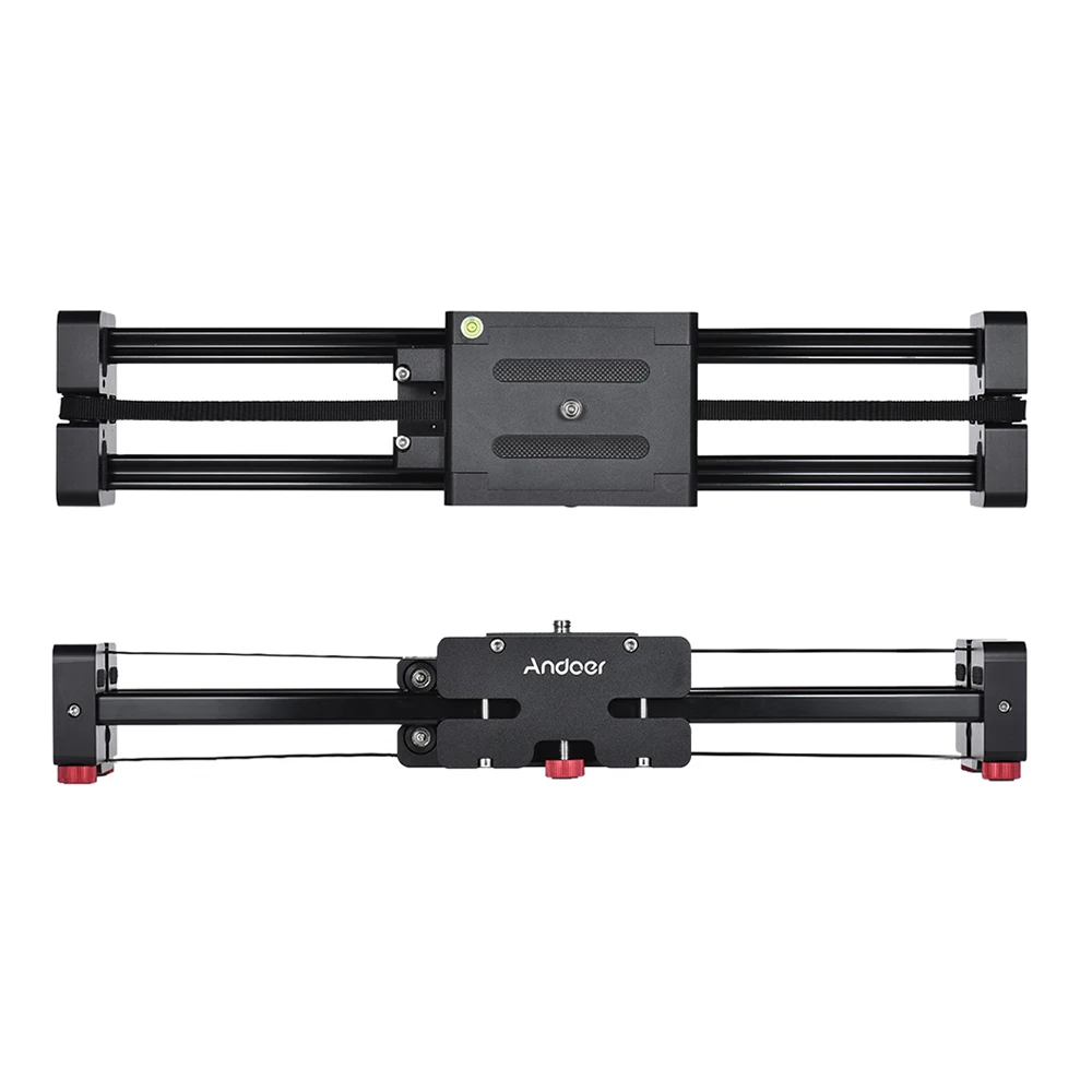 Andoer Выдвижная камера Видео слайдер Долли рельса стабилизатор 40 см длина 80
