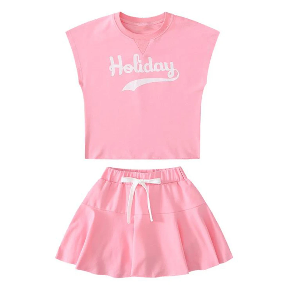 Одежда для девочек детская одежда летняя новая Футболка с рукавами реглан и