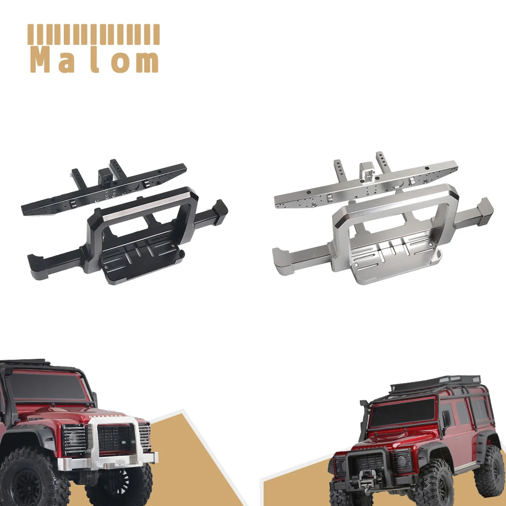 

Classic Aluminum Alloy Front Rear Bumper Collision Avoidance for 1/10 RC Crawler Car Traxxas TRX4 Defender