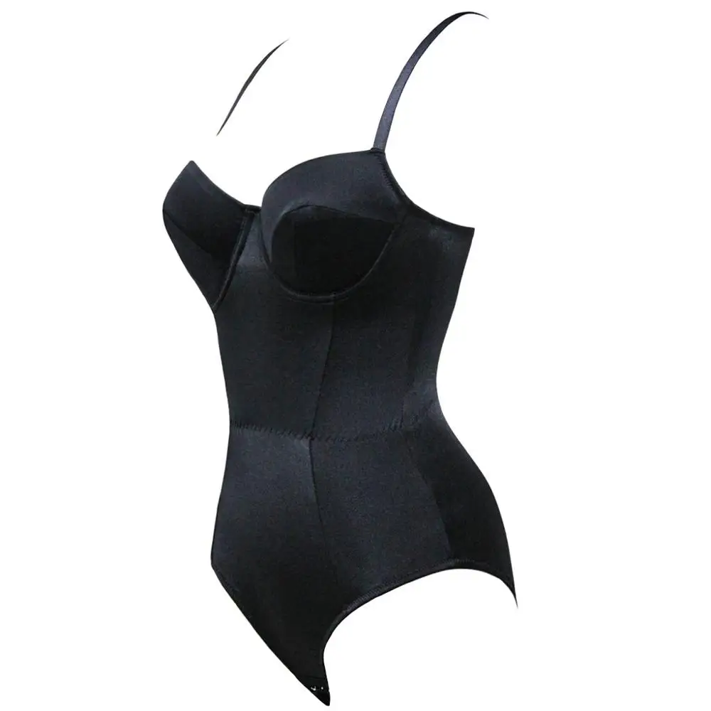 Сексуальное женское однотонное корректирующее боди модное большого размера