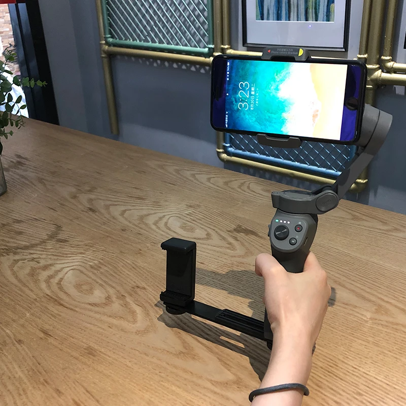 Портативный микрофон со светодиодсветильник кой для DJI Osmo Mobile 3 4 Gopro 5/6/7