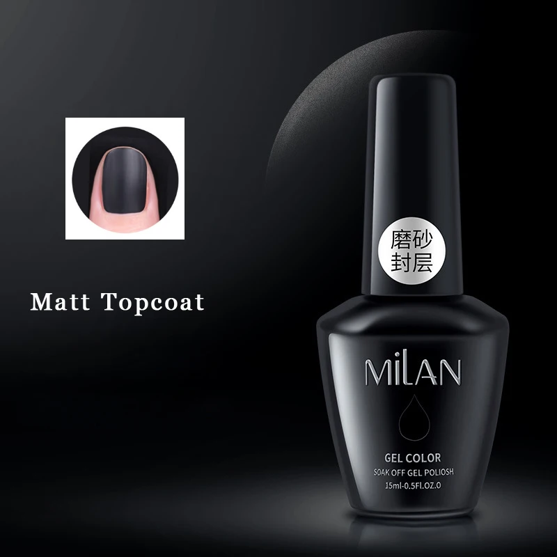 Закаленное покрытие без протирания верхнее гелевое Матовый верхний гель для