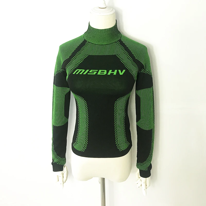 

2020 Fashion Letter Winer Turtleneck Black Green Long Sleeve Warm Knitting Sweater Pull Hiver Christmas Women Punk Streetwear