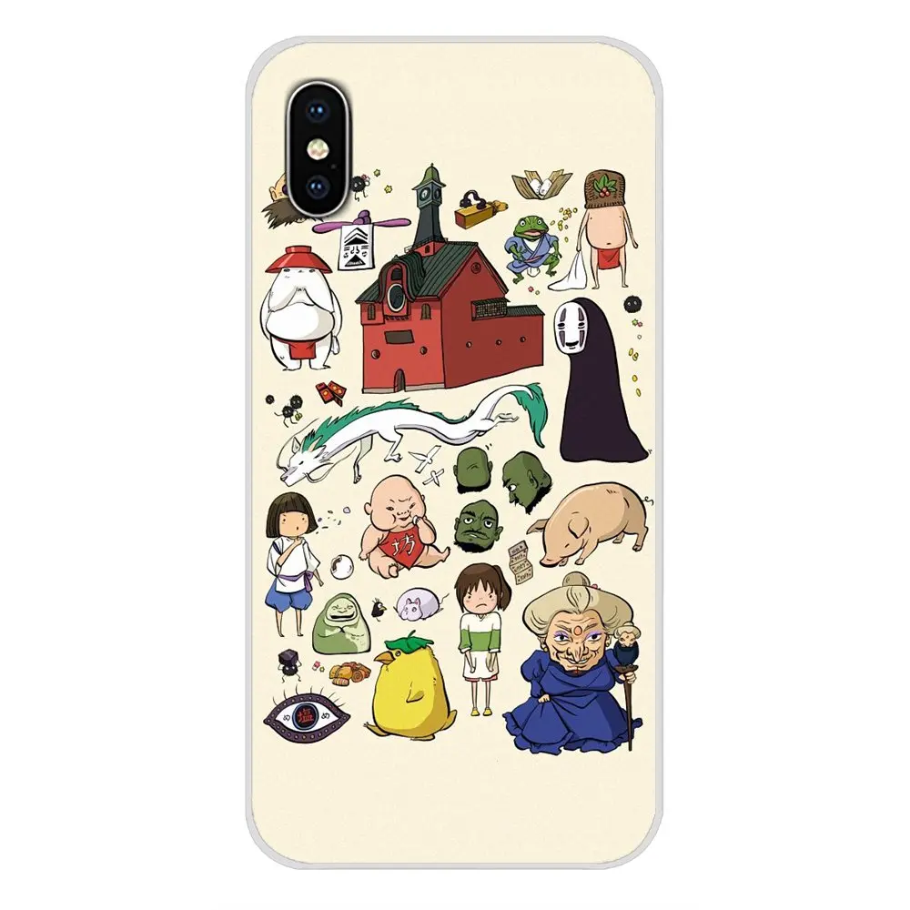 For Huawei G7 G8 P7 P8 P9 P10 P20 P30 Lite Mini Pro P Smart Plus 2017 2018 2019 kawaii ghibli doodle Soft Transparent Case Cover | Мобильные