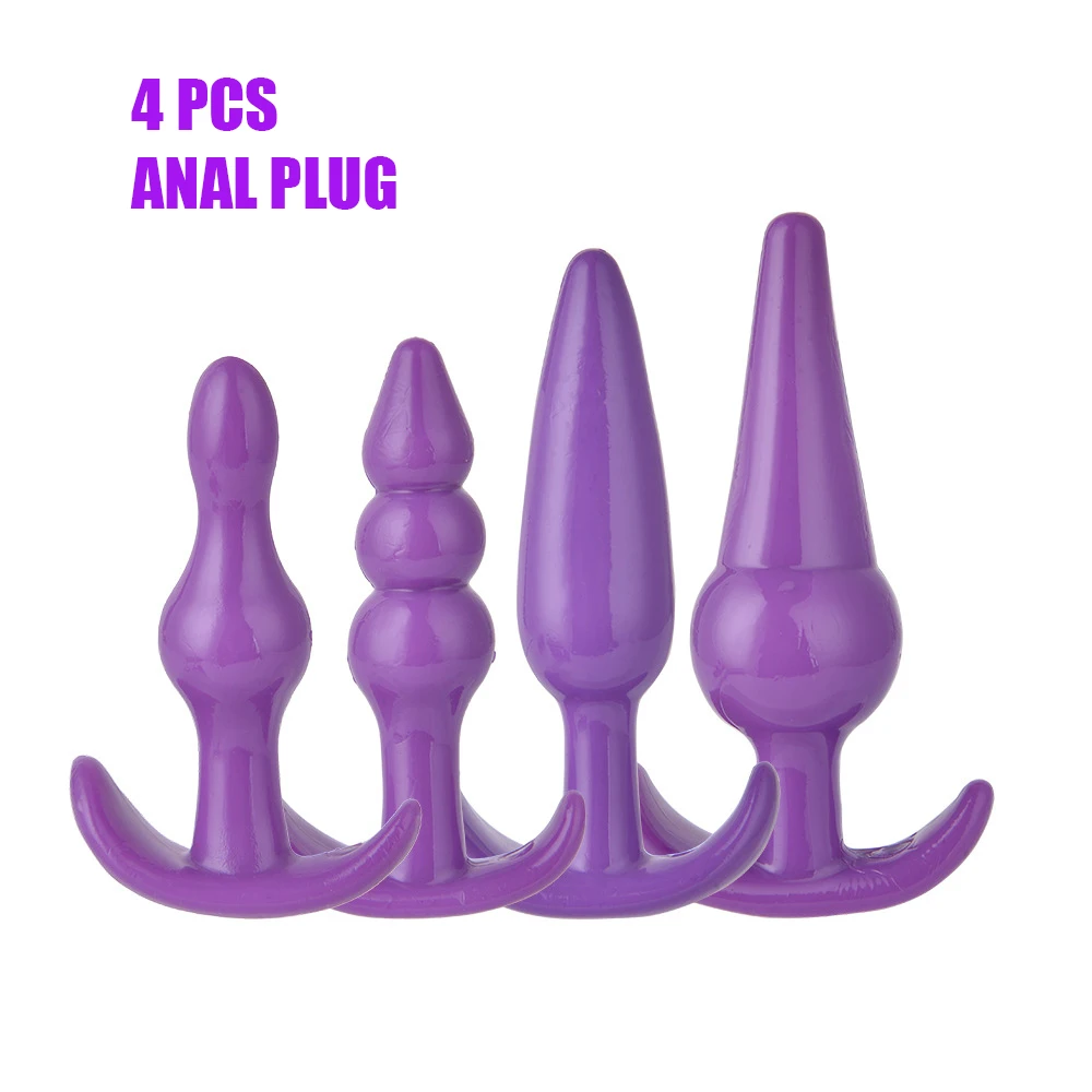 Анальная пробка EXVOID 4 шт./компл. анальная для начинающих простаты массажер