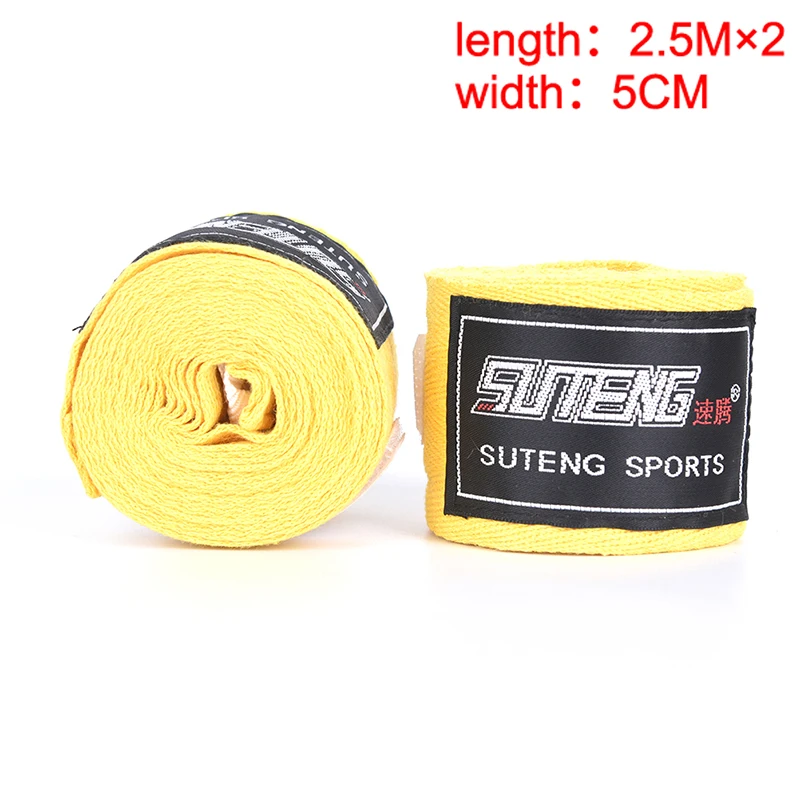 2 шт./упак. Ручной Обертывания 5 м Длина см Ширина боксерские бинты для тренировок
