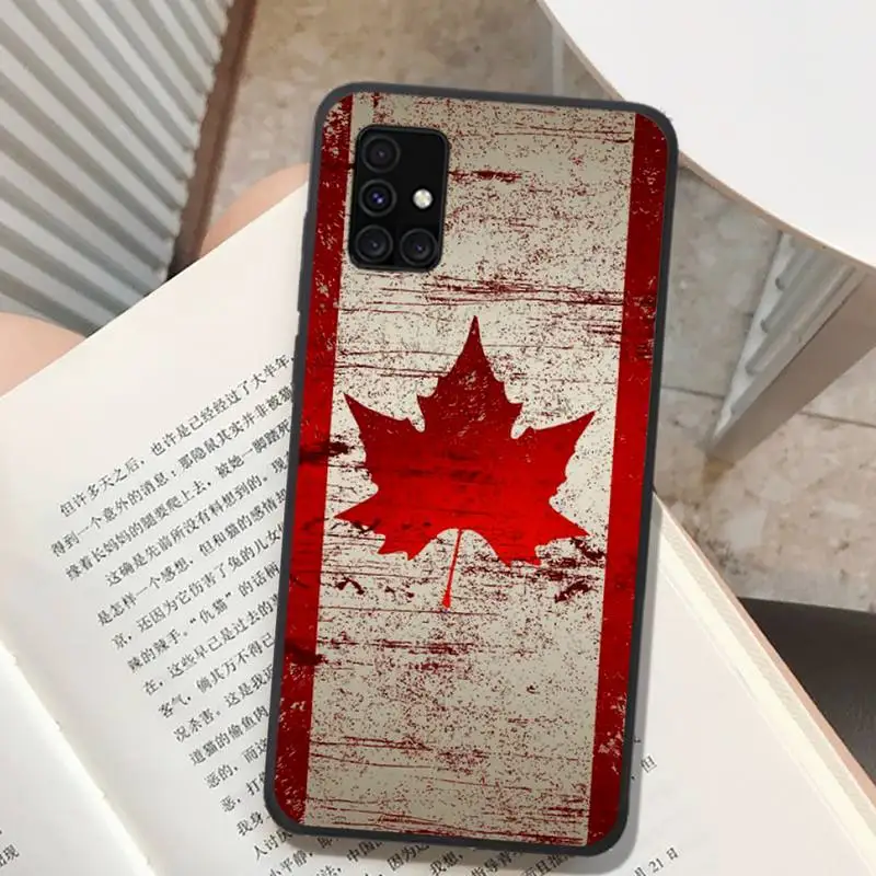

Canadian flag Phone Case for Samsung A91 01 10S 11 20 21 31 40 50 70 71 80 A2 CORE A10
