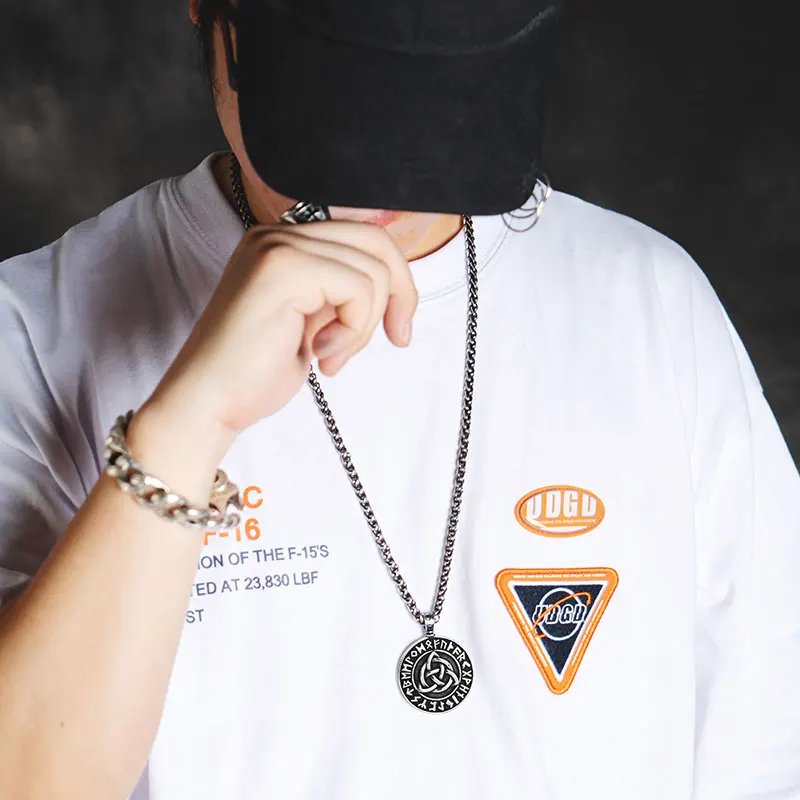 Ожерелье викинга с узлом из нержавеющей стали для мужчин высокое качество