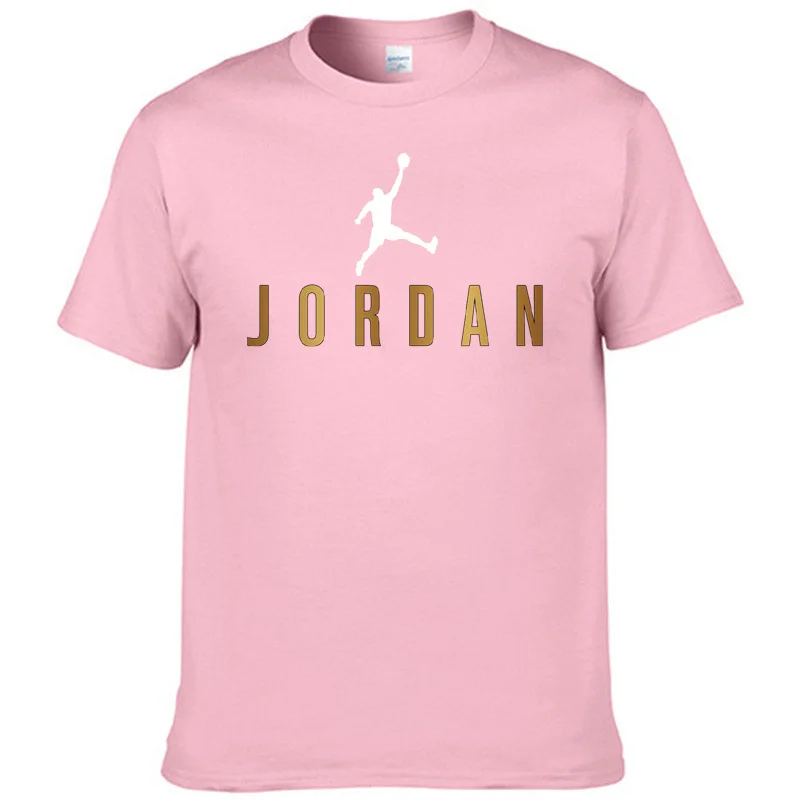 

2021 nuova maglietta da uomo di alta jordan-23 marca stampata 100% cotone girocollo manica corta T-shirt cool abbigliamento
