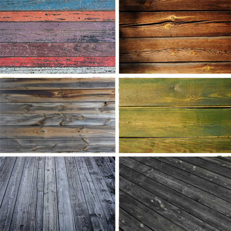 Реквизит для фотосъемки Nitree деревянный пол текстура тема фотостудия одежда