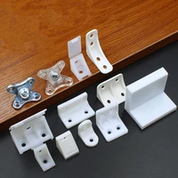 15pcs plastic corner bracket furniture cabinet fixing fittings l shaped plywood splicing connector furniture fastener hardware