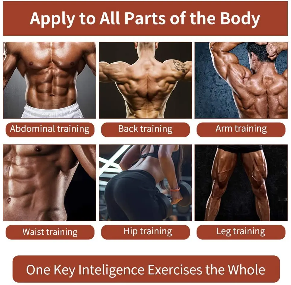 Электрический стимулятор мышц брюшного пресса и ягодиц, EMS, ABS, для домашнего использования, с вибрацией для похудения тела, для мужчин и женщин.