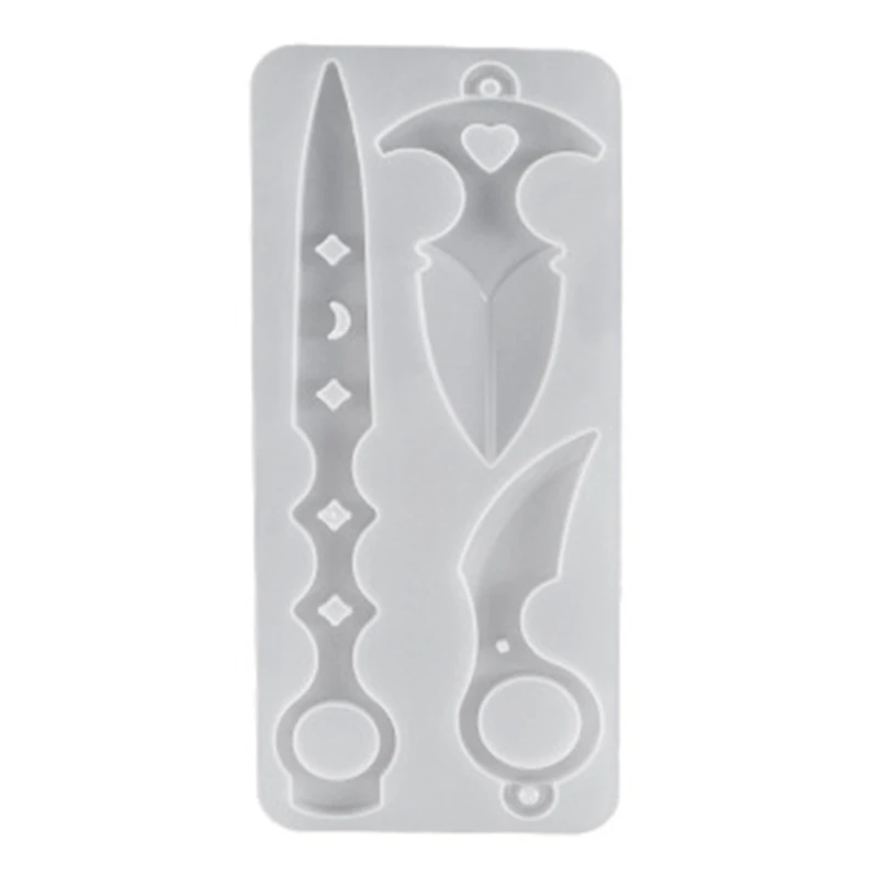 

DIY Keychain Silicone Mould Crafts Decorations Pendant Making Tool Crystal Epoxy Resin Mold