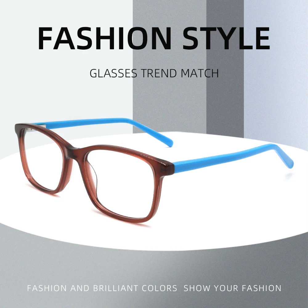 

Eyeezi Children Anti Blue Light Blocking Acetate Eyeglasses Frames For Kids Computer Optical Frame Kids Anti-fatigue