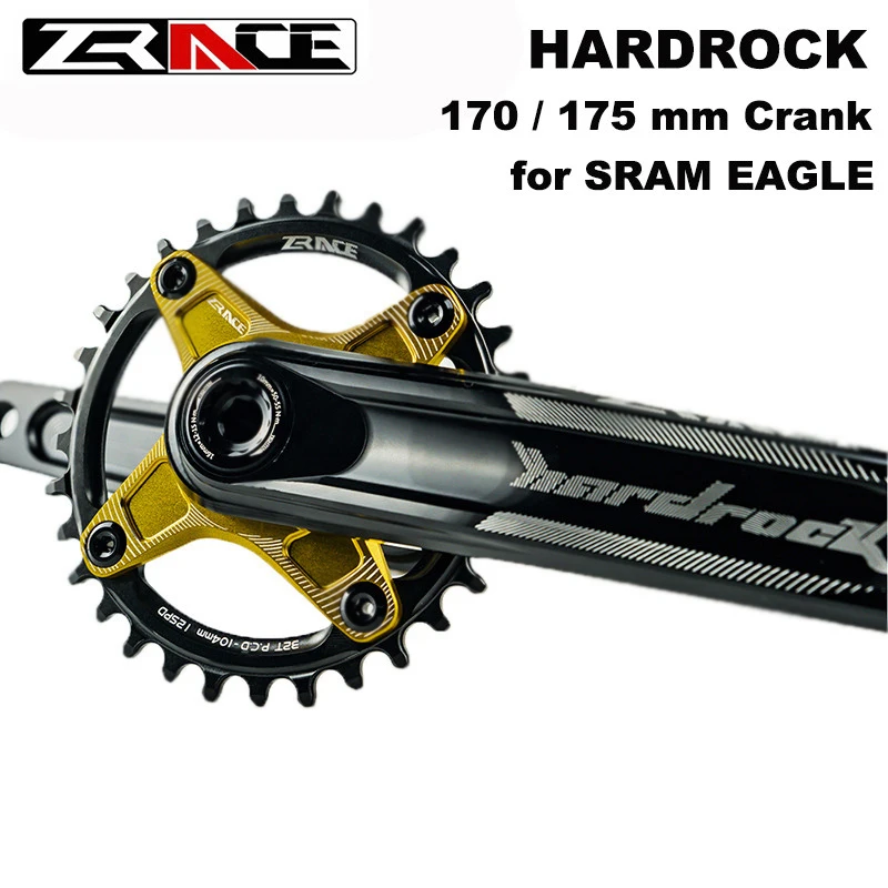 Zracing HARDROCK 1x10 11 12 скоростные шатуны для горного велосипеда 170 мм/175 мм, 32 т/34 Т велосипедные шатуны SRAM EAGLE