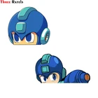 Три Ratels FC133 3D смешной мегамен аниме глайнг Мотоцикл Наклейка Виниловая Наклейка Граффити Ноутбук