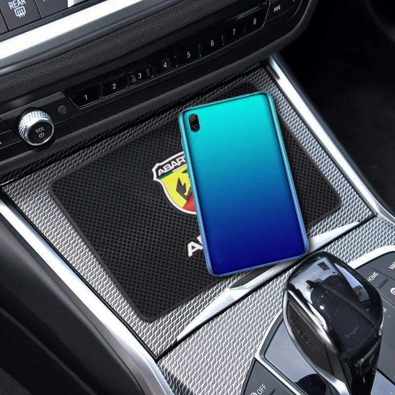 

Car accessories mobile phone anti-slip mat car adhesive dashboard gel mat PVC mat for Abarth- Fiat- punto Abarth- 124 125 500